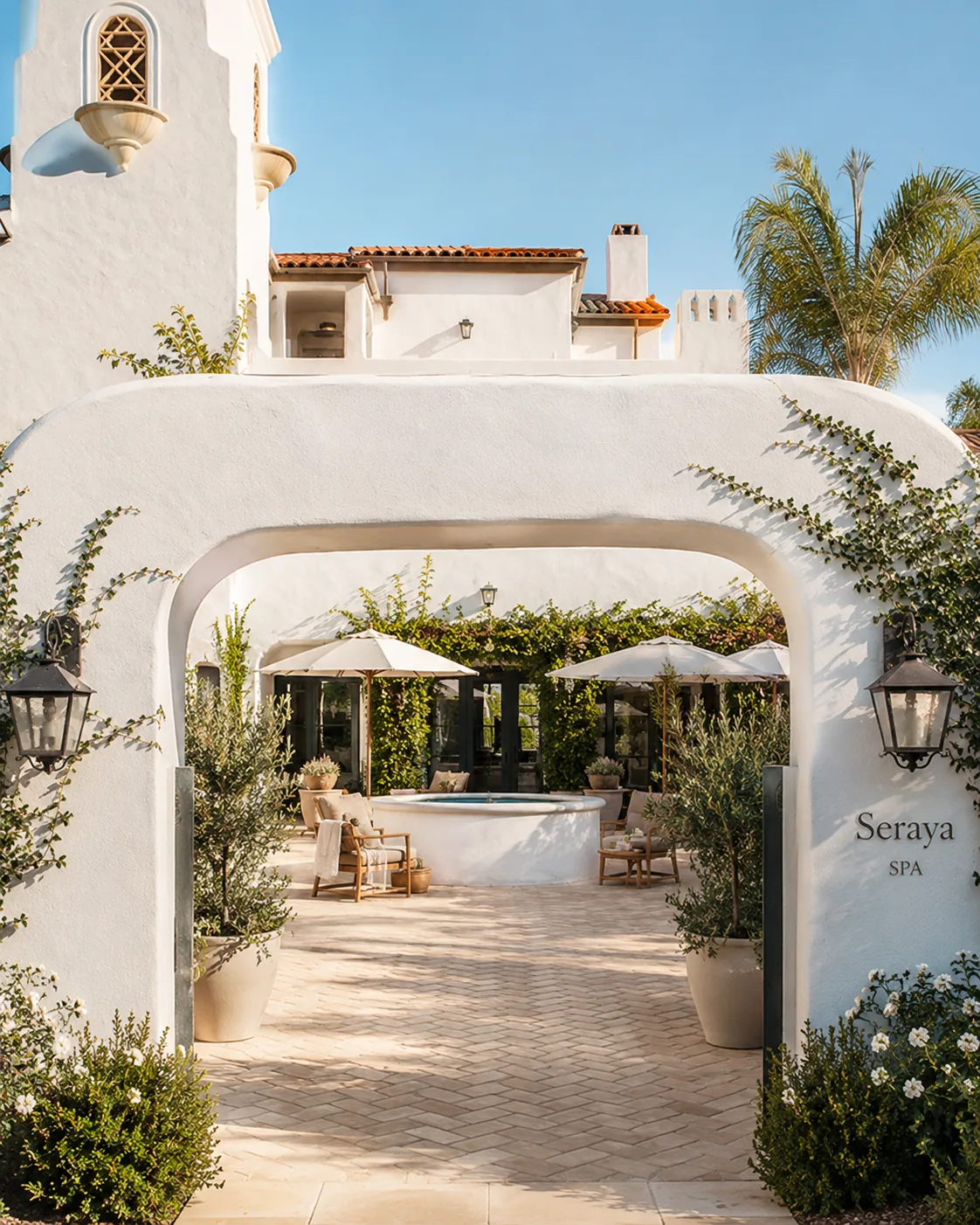 The Seraya spa entrance