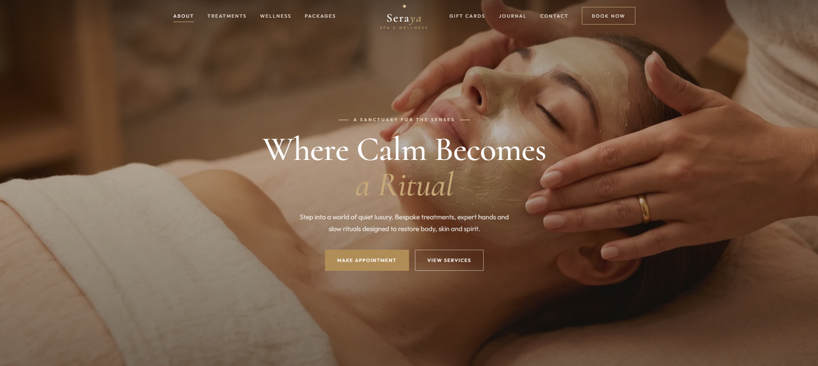 Salon & Spa Website preview